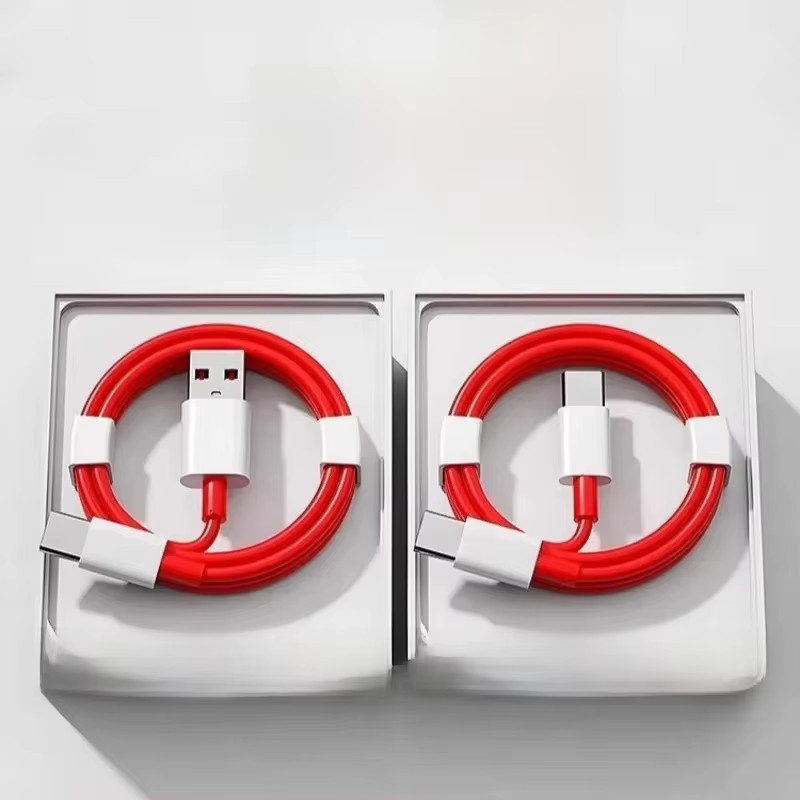 OnePlus 65W 5A USB-C Schnellladekabel für Warp Charge und SuperVOOC in Rot - Bild 5
