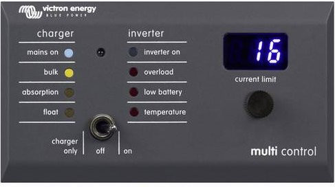 Victron Energy Fernbedienung REC020005010 in Grau passend für Victron Multi-Serie und Victron Quattro-Serie - Bild 1