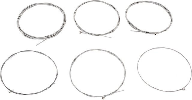 CosyHome BW930 Bassgitarrensaiten aus Nickellegierung, 6 Saiten, Farbe: Weiß/Silber - Bild 1