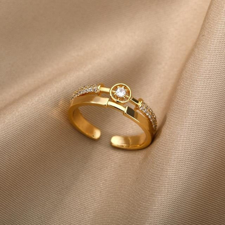 YIRAN Jewelry Ringe Schlange, Edelstahl, Gold, Damen, Vintage