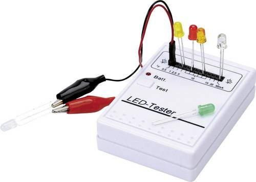 H-Tronic LED-Tester 9 V/DC für bedrahtete LEDs und SMD LEDs in Weiß - Bild 1