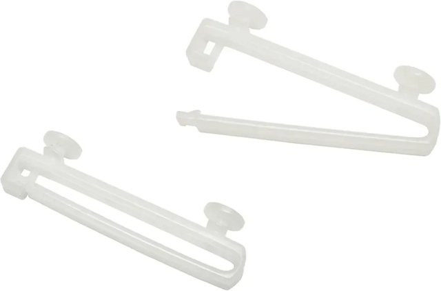 Gardinia Schlaufengleiter aus Kunststoff in Weiß, 10er Pack - Bild 1