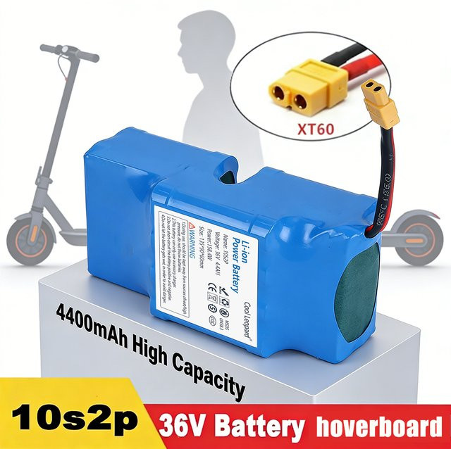 Wiederaufladbare Lithium-Ionen-Batterie 10S2P 36V 4400mAh in Blau für elektrische Selbstbalancierende Roller, Hoverboards und Einräder - Bild 1