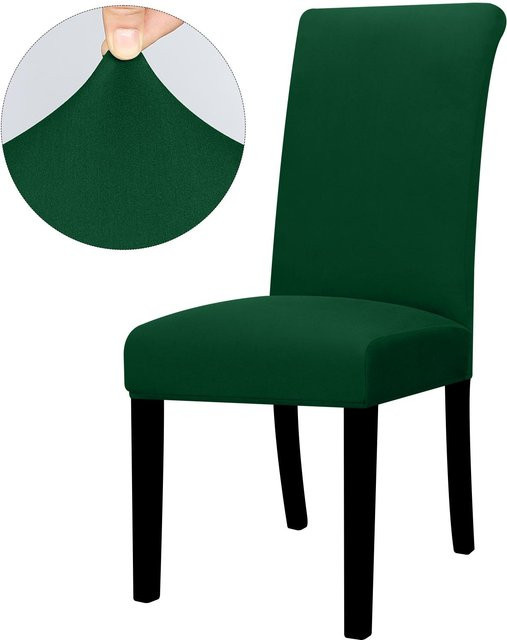Einfarbiger Stretch-Stuhlbezug aus Spandex für Esszimmer und Bankette, Yiran Bag - Bild 1