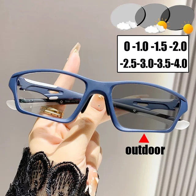 Neue Trendy TR90 Sport Sonnenbrille, Vollrand, rechteckig, Unisex - Bild 1