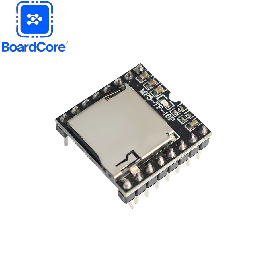 YTDMEN DFPlayer Mini MP3 Modul Kit mit TF-Kartenslot für Arduino, Schwarz - Bild 2