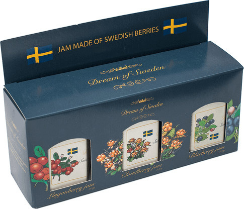Moheda Sylt AB Schwedische Konfitüren Beeren 3 x 200 g