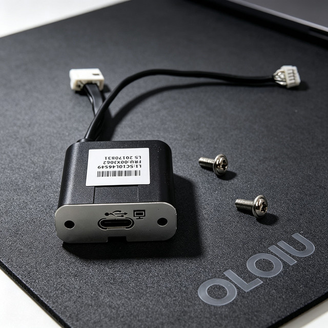 Lenovo USB-C Erweiterungskarte 01AJ933 0xj062 in Schwarz für M93 M6600q M700 900 M710q - Bild 1