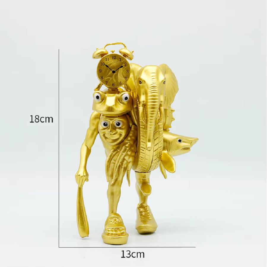 MINISO Hai Figur aus PVC als dekoratives Modell für deinen Schreibtisch in Multicolor - Bild 4