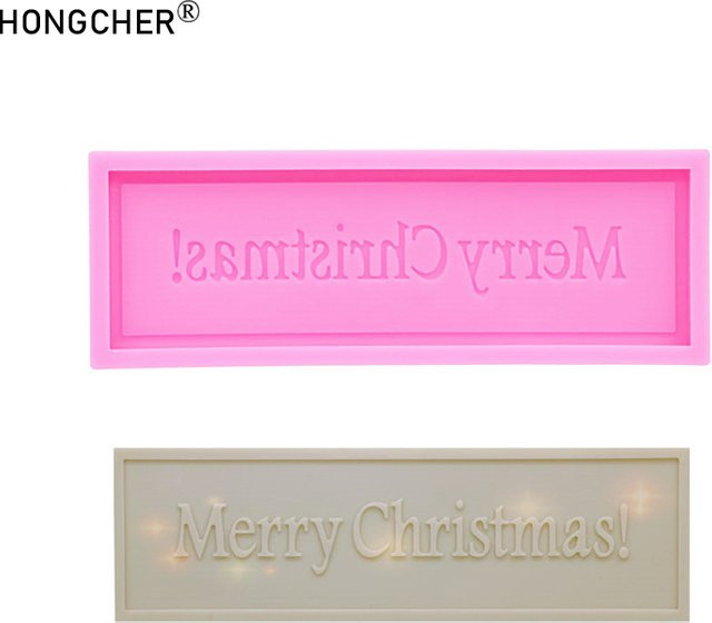 HONGCHER Silikonform Quadratisch in Pink für Schokoladenkuchen und Dessert-Dekoration - Bild 1