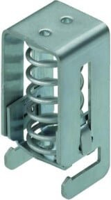 Weidmüller Klemmbügel KLBÜ CO 2 für Sammelschiene 10x3mm, Farbe: Silber, Durchmesser: 4..15mm - Bild 1