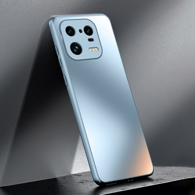 AG Silikon-Hartschale für Xiaomi 15 14 13 12 11 Pro Ultra Matt Gefrostete Schutzhülle in Transparent und Purple - Bild 1