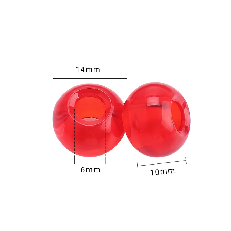 ZHUBI Glasperlen, Bunt, 9x14mm, Unisex - Bild 2