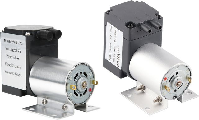 KKMOON Vakuumpumpe Saugpumpe mit Ständer, -72 kPa, 8 W, 12 l/min - Bild 1
