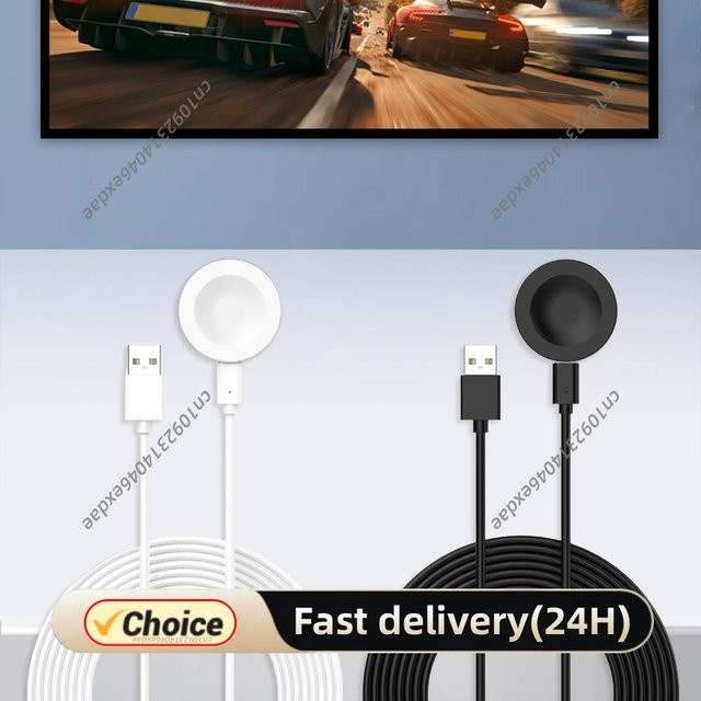 Ersatz-USB-C-Ladekabel für Huawei Watch GT6 und Watch GT5 Serie in Schwarz oder Weiß - Bild 1