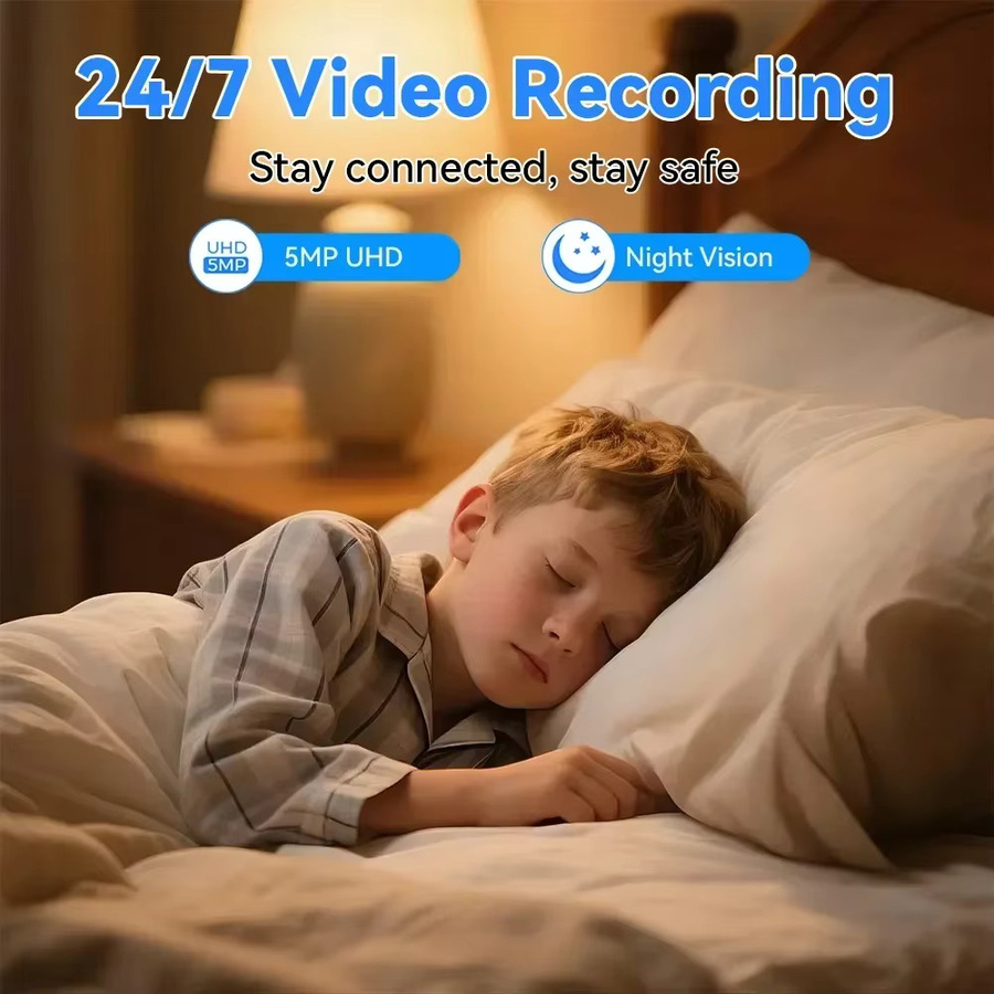 PEGATAH O-KAM Pro WLAN-Überwachungskamera mit 5MP HD, Farbnachtsicht, Personenerkennung und 2-Wege-Audio in Weiß - Bild 2