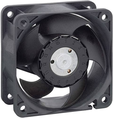 EBM Papst Axiallüfter 624 HH, 24 V/DC, 56 m³/h, Schwarz, B/T/H: 60 x 60 x 25 mm - Bild 1