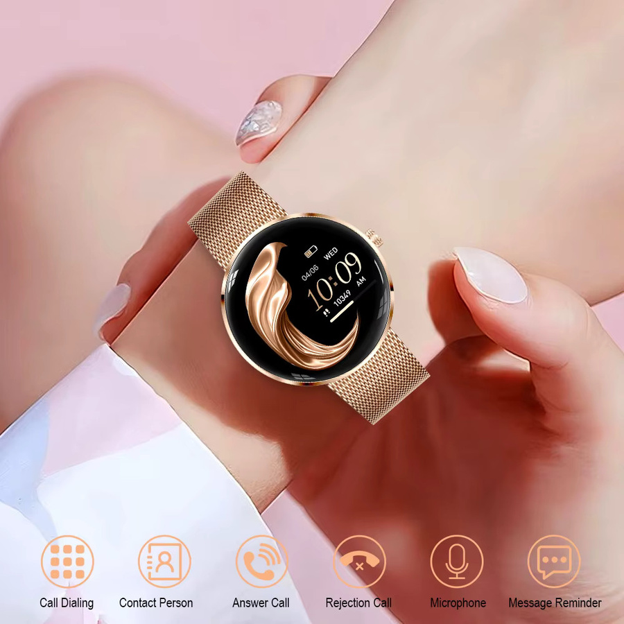 MEVADEN Smartwatch, Edelstahl, Gold, Damen - Bild 2