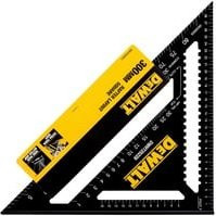DeWalt Speed Square Anschlagwinkel mit Winkelmesser, Breite: 30 cm, DWHT25228-0 - Bild 1