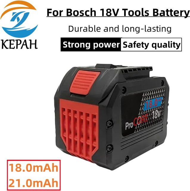 Bosch ProCORE Ersatzakku 18,0mAh für 18V Werkzeuge, kompatibel mit BAT618 GBA18V BAT609, 21700 Hochleistungs-10C Akku - Bild 1
