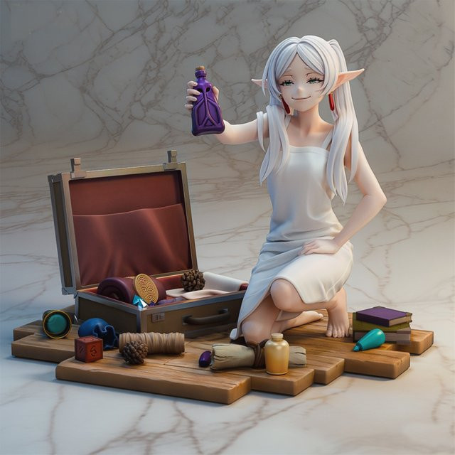 XIWANXILE Sousou no Frieren Action Figure, Frieren, 11 cm - Bild 1