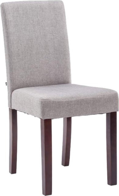 CLP Esszimmerstuhl Ina Polsterstuhl mit Holzgestell und Stoffbezug in modernem Design, Sitzhöhe: 47 cm - Bild 1