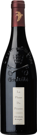 Domaine de la Mordorée Chateauneuf du Pape La Plume du Peintre 2019 Rotwein, Grenache, Frankreich, 0,75 l