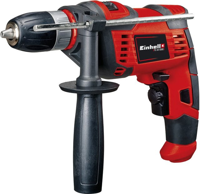 Einhell Akku-Schlagbohrmaschine TC-ID 550 E in Rot mit 550W - Bild 1
