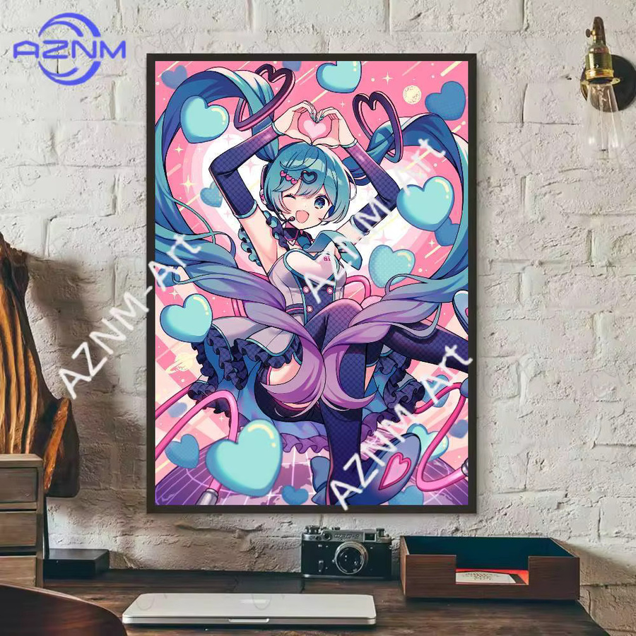 KAYOU Hatsune Miku Poster Illustration in Mehrfarbig - Bild 2