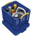 Really Useful Aufbewahrungsbox Dokumentenbox Blau B/H/T: 48 x 39 x 31 cm - Bild 1