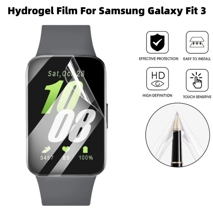 Samsung Hydrogel-Folie für Galaxy Fit 3, transparent, TPU - Bild 2