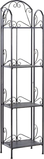 Beliani Badezimmerregal VALDIVIA in Schwarz, matt, B/T/H: 27 x 40 x 166 cm - Bild 1