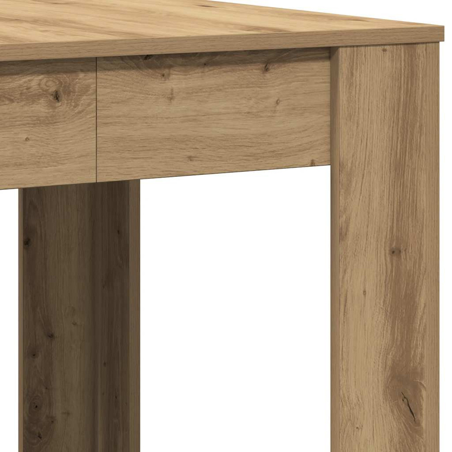 vidaXL Esstisch aus Holzwerkstoff in Artisan-Eiche, rechteckig, B/T/H: 140 x 74,5 x 76 cm - Bild 4