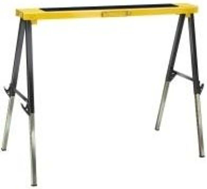 Brennenstuhl Falt-Arbeitsbock MB 120 KH, klappbar und höhenverstellbar, schwarz-gelb, Stahl und Kunststoff, B: 98,0 cm, H: 12,0 cm, T: 9,8 cm - Bild 2