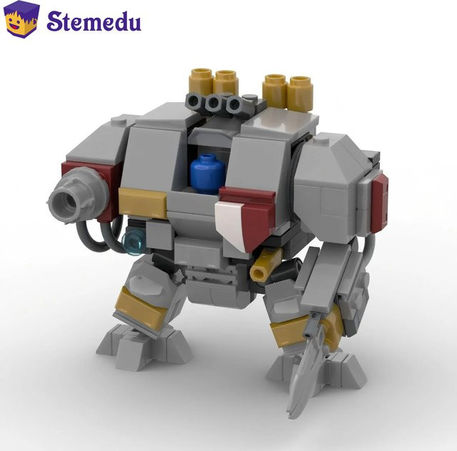 Stemedu MOC-Bausteine Doomblade Dreadnought-Kriegschiff-Modell, Weltraum - Bild 1