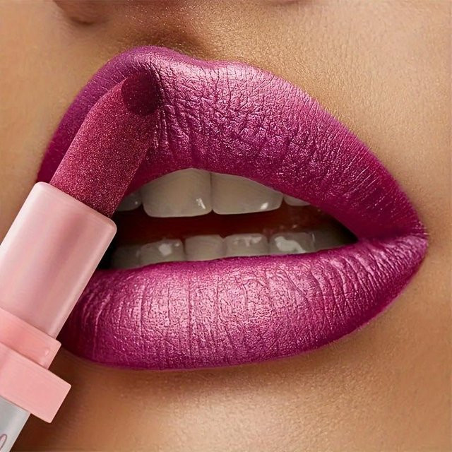 South Moon Lippenstift, Schwarz, Satin, Metallischer Glitzer - Bild 1