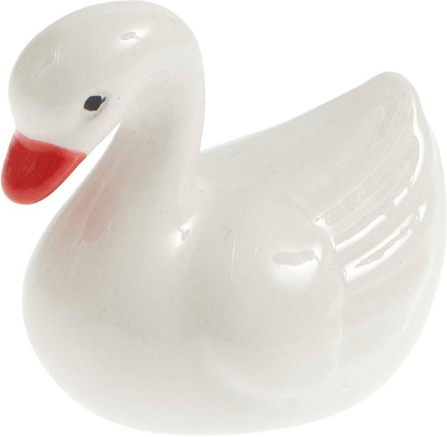 Rico Design Keramik Schwan in Weiß - Bild 1