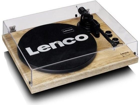 Lenco LBT-188PI Bluetooth USB Plattenspieler mit Riemenantrieb in Kiefer Optik Beige/Braun - Bild 3