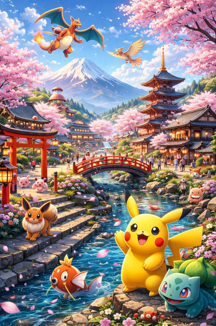 KAYOU Pokémon Pikachu Puzzle, 500 Teile - Bild 1