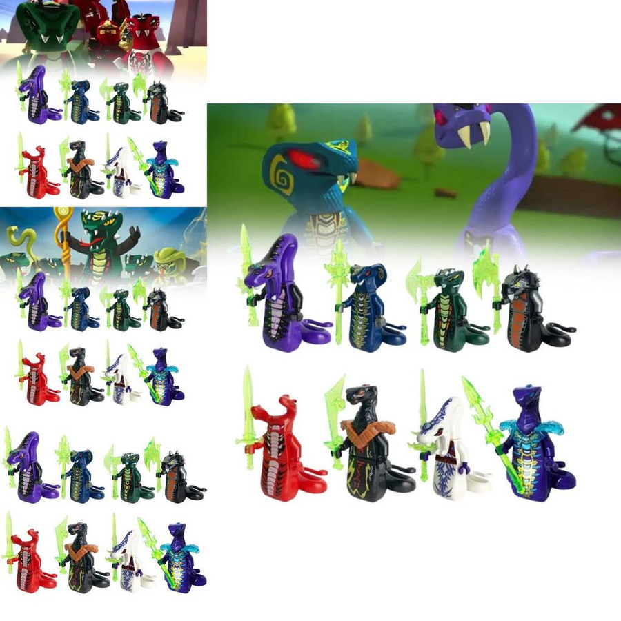 NovaGlade Ninjago Schlangen Plastikbausteine Set - Bild 5