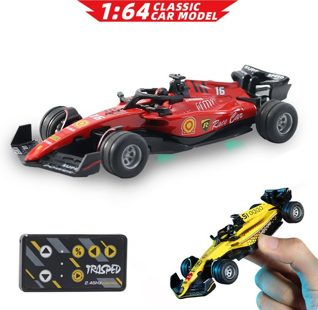 JIKEFUN Formel-Rennwagen, ferngesteuertes Auto, 1:64, Metall - Bild 1