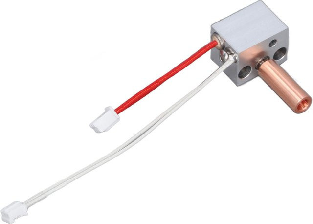 Elegoo Hotend Heizblock Kit für ELEGOO Neptune 4 4Pro in Weiß und Silber - Bild 1