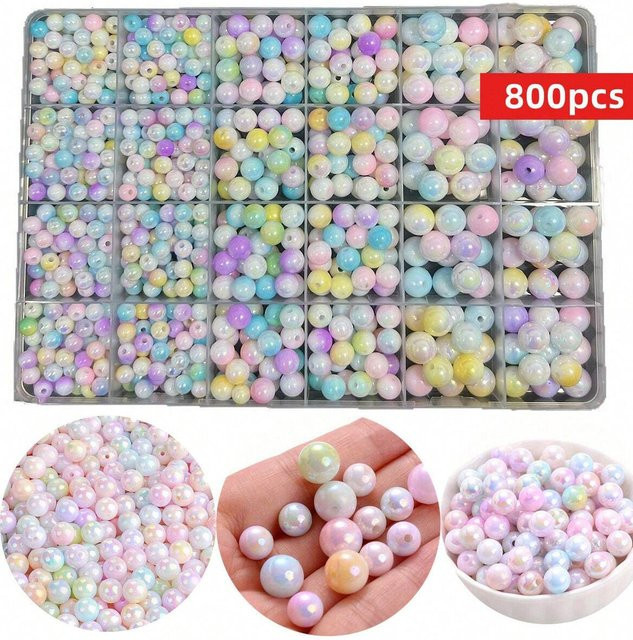 QYWCTZ Meerjungfrau Charms, zweifarbig, 24 Gitter-Set, DIY-Schmuckzubehör - Bild 1