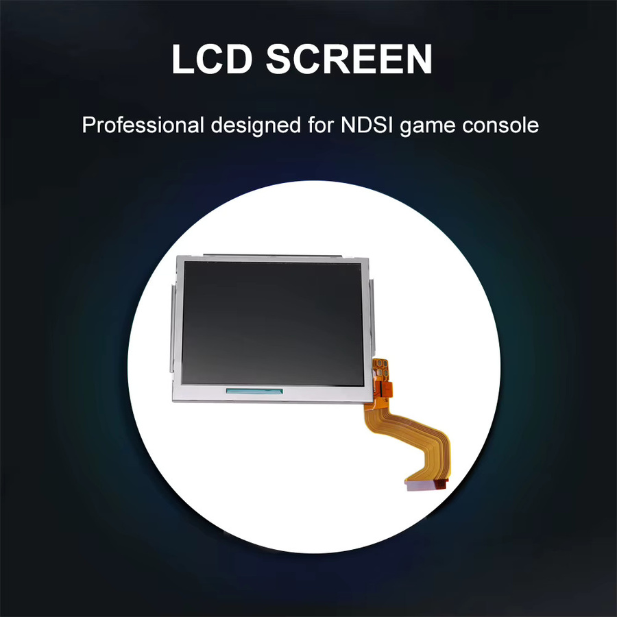 LCD Bildschirm Ersatzteil für NDSI Spielkonsole in Schwarz - Bild 3