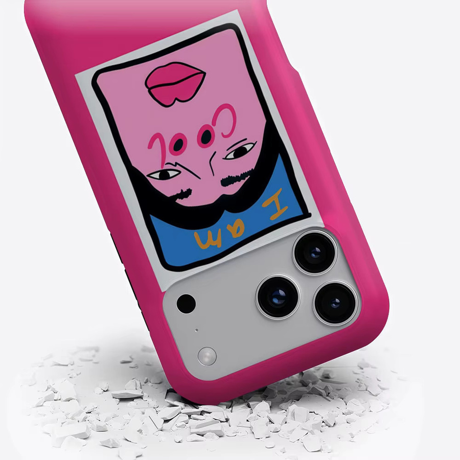 Aurbe Matte 2-in-1 MagSafe Hülle für iPhone 17 16 15 14 Plus Pro Max Stoßfeste Hartschale I Am Cool Pink - Bild 3