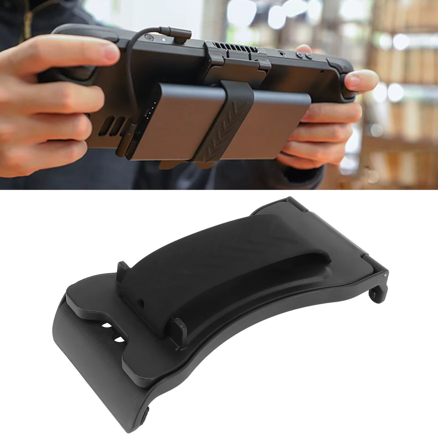 YOUTHINK 2 in 1 Faltbarer Desktop-Telefonhalter und Mobile Power Ständer in Schwarz - Bild 2