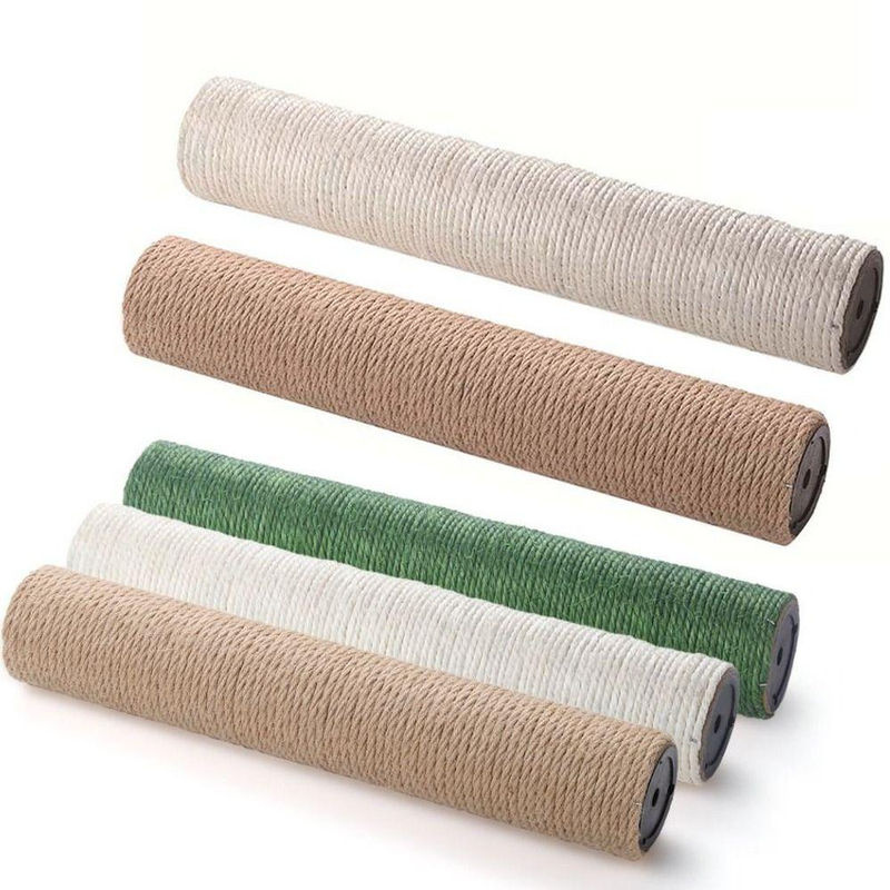 Ersatzpfosten für Katzenklettergerüste und Kratzbäume aus Sisal, rund, grün, Höhe: 38 cm - Bild 4