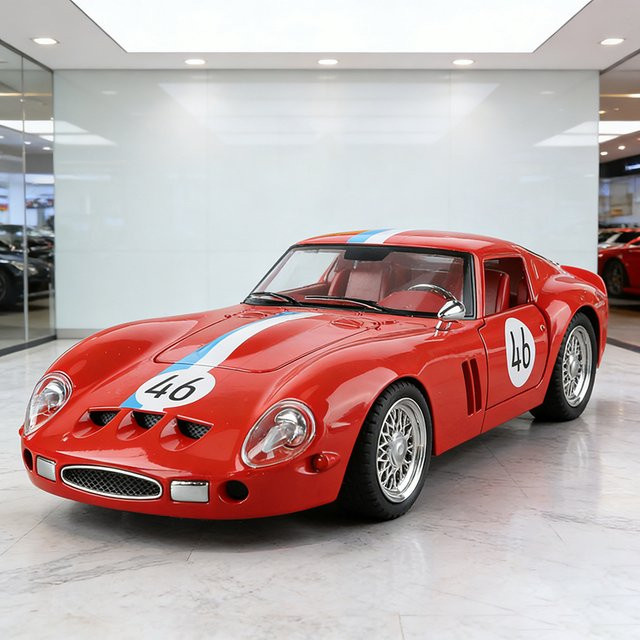 Bburago 250 GTO Supersportwagen, Legierungsmodell, 1:24, mit Licht und Sound - Bild 1