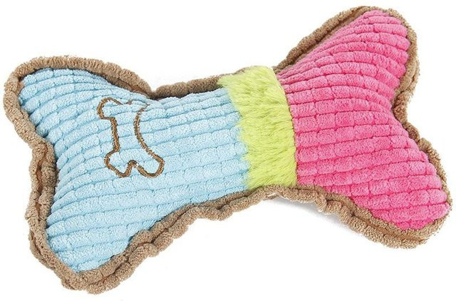 NATAWA Hund Quietschende Spielzeug Plüsch, pink, 1-teiliges Set - Bild 1