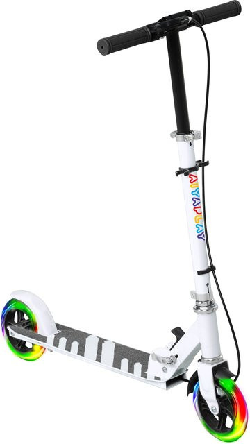AIYAPLAY Roller Kinder Scooter, mit leuchtenden Rädern, ab 3 Jahre - Bild 1